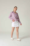 White Denim Short