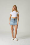 Bow Denim Skirt - Stay Close